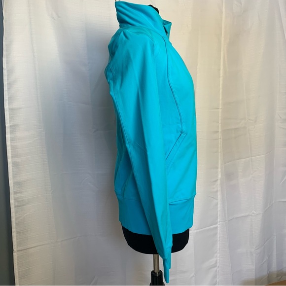 Lululemon Nice Asana Jacket *Brushed, Surge, Size 6, Good Used Condition - Picture 7 of 10
